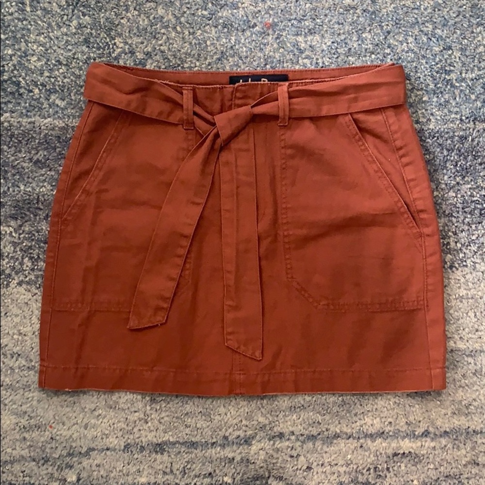 Dark Orange Skirt
